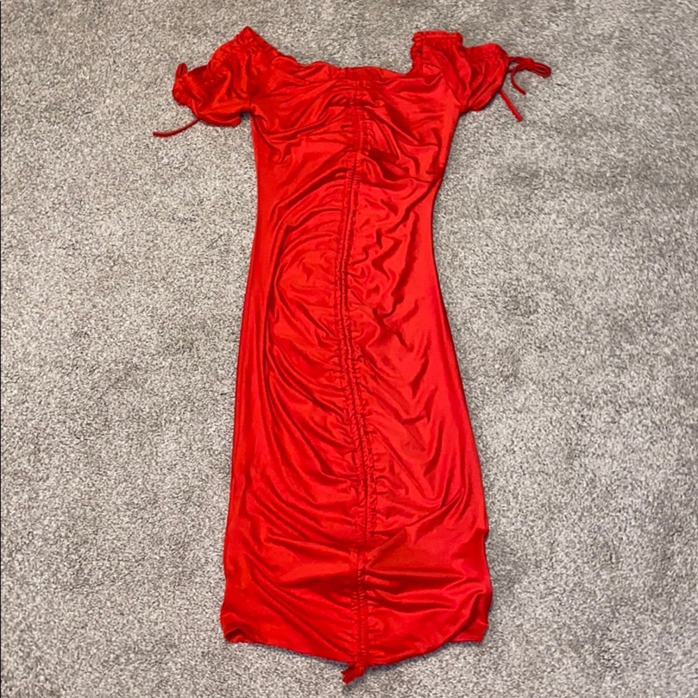 Red dress
